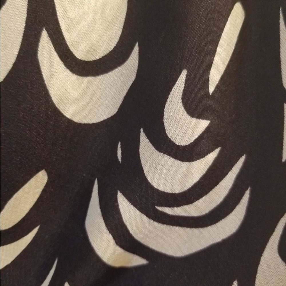 MILLY 100% Silk Dress from Nordstrom in Black/Beige Size 12 NWT - Picture 12 of 12